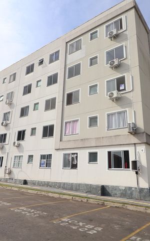 Apartamento à venda com 44m², 2 quartos e 1 vagaFachada do bloco