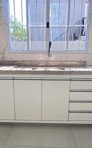 Casa para alugar com 60m², 2 quartos e 5 vagasCozinha