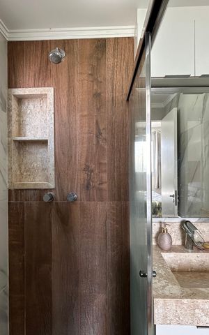 Apartamento à venda com 63m², 2 quartos e 1 vaga Apartamento à venda com 63m², 2 quartos e 1 vagaBanheiro da Suíte
