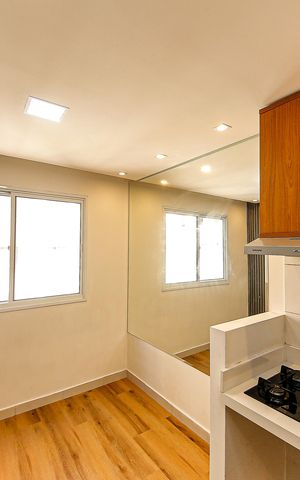 Apartamento à venda com 32m², 2 quartos e sem vagaSala/Cozinha
