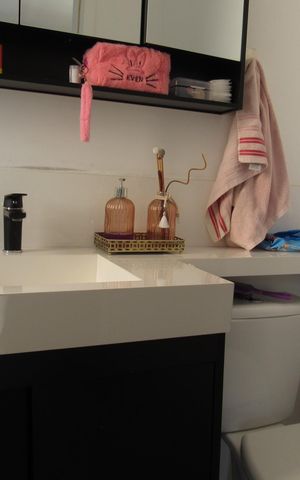 Apartamento à venda com 79m², 2 quartos e 2 vagasBanheiro da Suíte