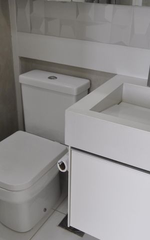Apartamento à venda com 62m², 2 quartos e 1 vagaBanheiro 