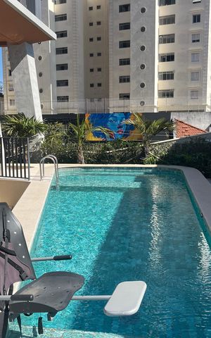 Studio para alugar com 38m², 1 quarto e sem vaga Studio para alugar com 38m², 1 quarto e sem vagaÁrea comum - Piscina