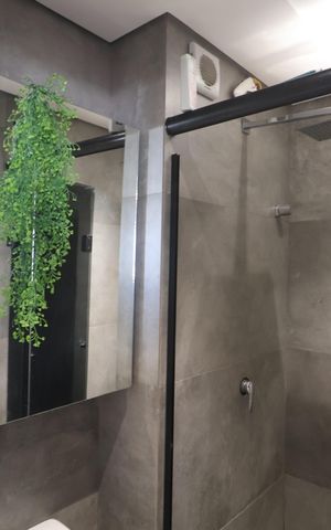 Apartamento à venda com 60m², 1 quarto e 2 vagasBanheiro