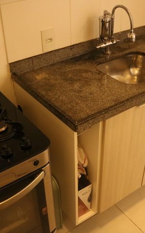 Apartamento à venda com 57m², 2 quartos e 1 vagaCozinha e Área de Serviço