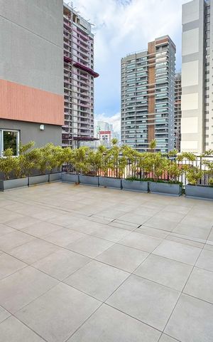 Apartamento à venda com 28m², 1 quarto e sem vaga Apartamento à venda com 28m², 1 quarto e sem vagaAcademia