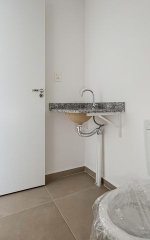 Apartamento à venda com 28m², 1 quarto e sem vaga Apartamento à venda com 28m², 1 quarto e sem vagaBanheiro