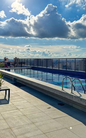 Apartamento à venda com 28m², 1 quarto e sem vaga Apartamento à venda com 28m², 1 quarto e sem vagaPiscina - Rooftop