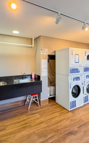 Apartamento à venda com 28m², 1 quarto e sem vaga Apartamento à venda com 28m², 1 quarto e sem vagaLavanderia