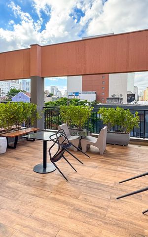 Apartamento à venda com 28m², 1 quarto e sem vaga Apartamento à venda com 28m², 1 quarto e sem vagaEspaço Gourmet