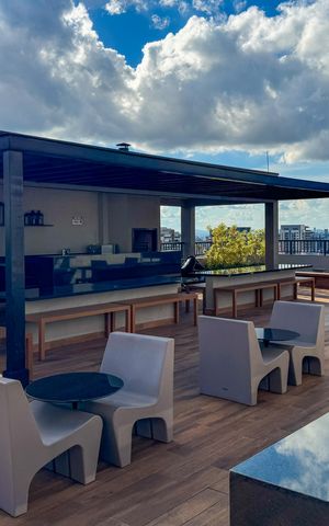 Apartamento à venda com 28m², 1 quarto e sem vaga Apartamento à venda com 28m², 1 quarto e sem vagaChurrasqueira - Rooftop