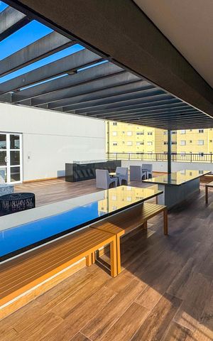 Apartamento à venda com 28m², 1 quarto e sem vaga Apartamento à venda com 28m², 1 quarto e sem vagaChurrasqueira - Rooftop