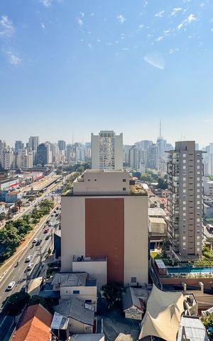 Apartamento à venda com 28m², 1 quarto e sem vaga Apartamento à venda com 28m², 1 quarto e sem vagaVista da Varanda