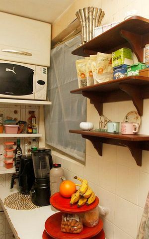 Apartamento à venda com 64m², 1 quarto e sem vagaCozinha + Área de Serviço