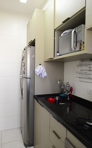 Studio à venda com 28m², 1 quarto e sem vagaCozinha