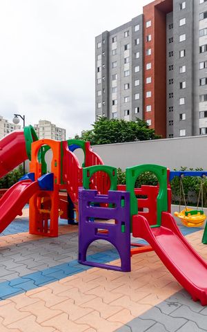 Apartamento à venda com 37m², 2 quartos e 1 vaga Apartamento à venda com 37m², 2 quartos e 1 vagaÁrea comum - Playground