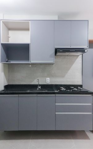 Apartamento à venda com 27m², 1 quarto e sem vaga Apartamento à venda com 27m², 1 quarto e sem vagaSala/Cozinha