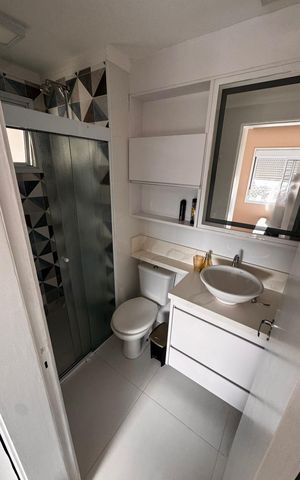 Apartamento para alugar com 86m², 3 quartos e 1 vaga Apartamento para alugar com 86m², 3 quartos e 1 vagaBanheiro 1