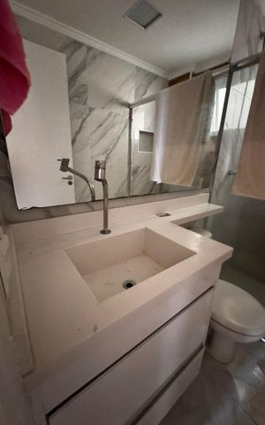 Apartamento para alugar com 86m², 3 quartos e 1 vaga Apartamento para alugar com 86m², 3 quartos e 1 vagaBanheiro 2