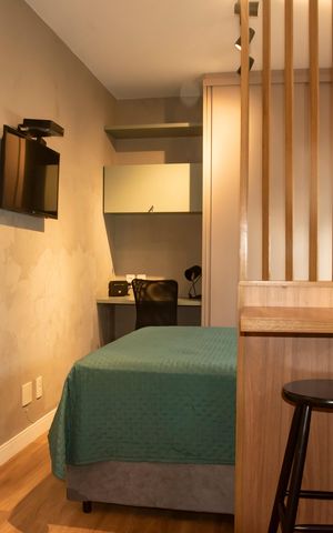 Studio para alugar com 21m², 1 quarto e sem vagaStudio