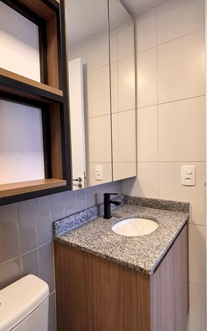 Apartamento para alugar com 26m², 1 quarto e sem vagaBanheiro