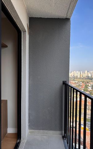 Apartamento para alugar com 26m², 1 quarto e sem vagaVaranda