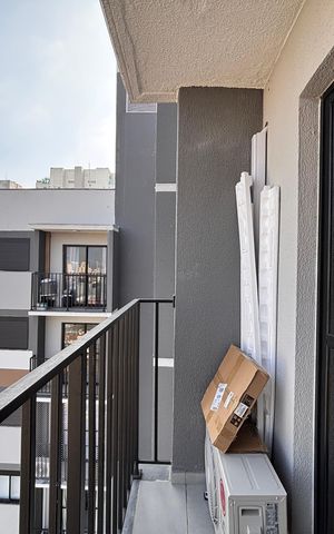 Apartamento para alugar com 26m², 1 quarto e sem vagaVaranda