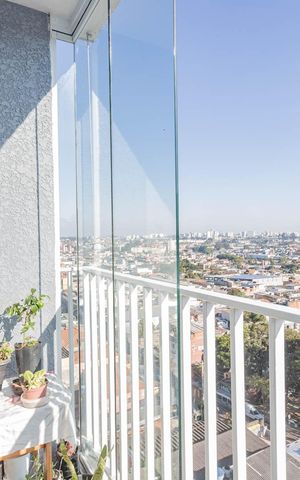 Apartamento à venda com 50m², 2 quartos e 1 vagaVaranda