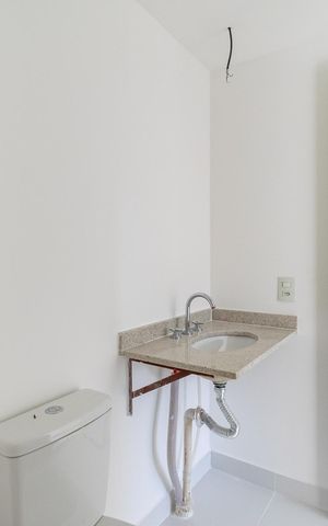Apartamento à venda com 28m², 1 quarto e sem vaga Apartamento à venda com 28m², 1 quarto e sem vagaBanheiro da Suíte