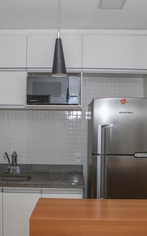 Apartamento à venda com 33m², 1 quarto e sem vaga Apartamento à venda com 33m², 1 quarto e sem vagaCozinha e Área de Serviço