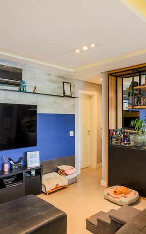 Apartamento à venda com 66m², 1 quarto e 1 vaga Apartamento à venda com 66m², 1 quarto e 1 vagaSala