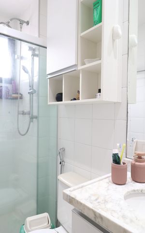 Apartamento à venda com 96m², 3 quartos e 2 vagasBanheiro Social