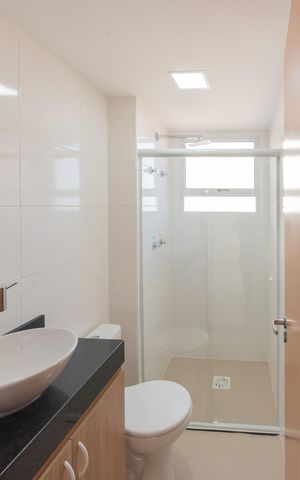 Apartamento para alugar com 47m², 2 quartos e 1 vaga Apartamento para alugar com 47m², 2 quartos e 1 vagaBanheiro