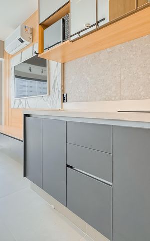 Studio à venda com 29m², 1 quarto e sem vaga Studio à venda com 29m², 1 quarto e sem vagaCozinha