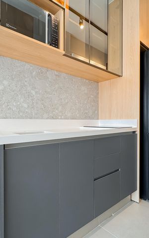 Studio à venda com 29m², 1 quarto e sem vaga Studio à venda com 29m², 1 quarto e sem vagaCozinha
