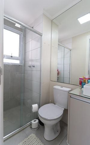 Apartamento para alugar com 43m², 2 quartos e 1 vaga Apartamento para alugar com 43m², 2 quartos e 1 vagaBanheiro