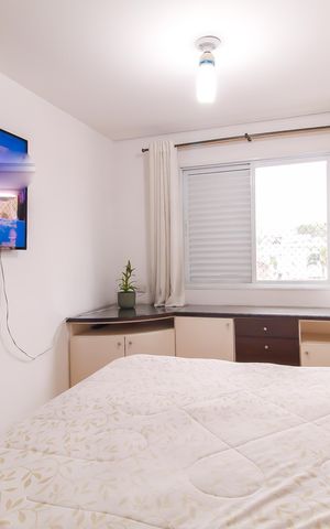 Apartamento à venda com 90m², 3 quartos e 2 vagas Apartamento à venda com 90m², 3 quartos e 2 vagas Suíte 3