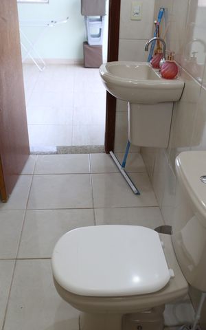 Apartamento à venda com 120m², 3 quartos e 2 vagasBanheiro da Área gourmet