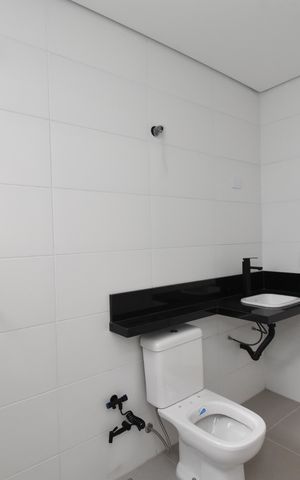 Casa à venda com 127m², 3 quartos e 2 vagasBanheiro da Demi-suíte