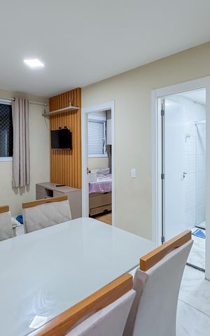 Apartamento à venda com 37m², 2 quartos e sem vaga Apartamento à venda com 37m², 2 quartos e sem vagaSala
