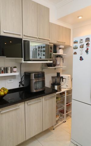 Casa de condomínio à venda com 123m², 2 quartos e 2 vagasCozinha