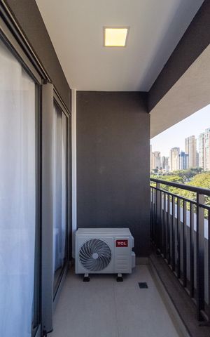 Studio para alugar com 19m², 1 quarto e sem vaga Studio para alugar com 19m², 1 quarto e sem vagaVaranda