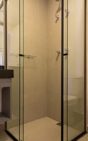 Studio para alugar com 21m², 1 quarto e sem vaga Studio para alugar com 21m², 1 quarto e sem vagaBanheiro
