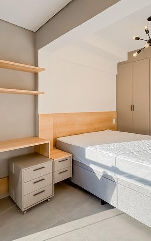 Apartamento para alugar com 40m², 1 quarto e 1 vagaQuarto