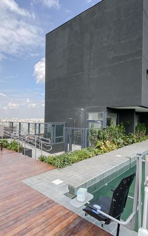 Studio à venda com 24m², 1 quarto e sem vagaÁrea comum - Piscina