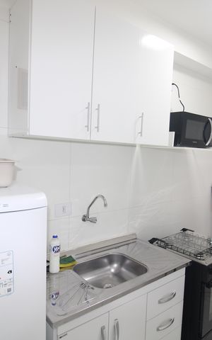 Studio para alugar com 25m², 1 quarto e sem vagaCozinha