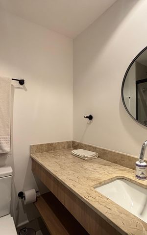 Studio à venda com 30m², 1 quarto e sem vaga Studio à venda com 30m², 1 quarto e sem vagaBanheiro