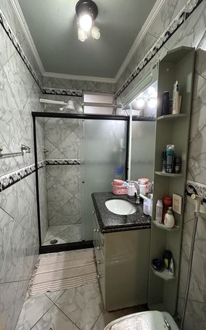 Apartamento à venda com 60m², 1 quarto e 1 vagaBanheiro