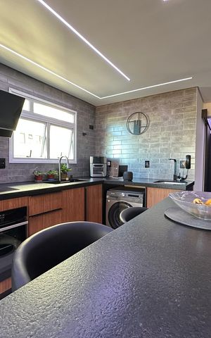 Apartamento à venda com 118m², 2 quartos e 2 vagasCozinha