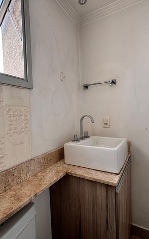 Apartamento para alugar com 36m², 1 quarto e 1 vaga Apartamento para alugar com 36m², 1 quarto e 1 vagaBanheiro